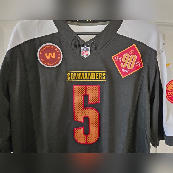 Jayden Daniels #5 Black White Jersey Men - Picture 5 of 5